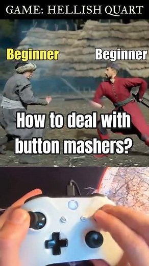 Do this to handle aggressive opponents #hellishquart #fightinggames #gaming #games