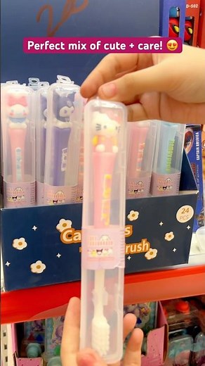 These soft cartoon character toothbrushes make dental care fun & gentle for kids.