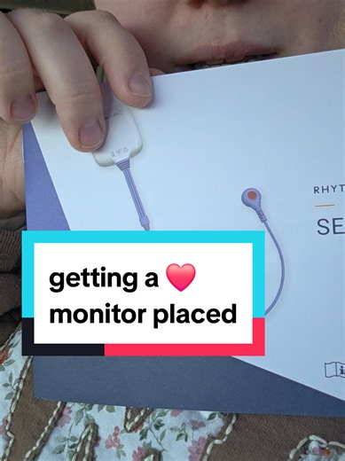come with me to get my heart monitor placed. I have to wear this one for 2 weeks. I have experienced ongoing palpitations, hard beats, and chest discomfort, even after taking propranolol, which has helped ease some symptoms. This is my first time wearing a heart monitor. I know I had lots of questions beforehand, so maybe this will help you if you are going go wear one also! If you have questions, feel free to ask! I'll post more updates as I wear this for the next 2 weeks! #holtermonitor #heart