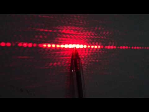 Two source interference - monochromatic laser light