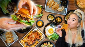 889K views · 1K reactions | This Korean eatery serves up 1/4 lb BULGOGI CHEESEBURGERS! 襤 | Foodbeast | Facebook