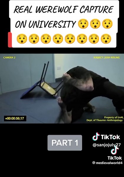 Real Werewolf Transformation Caught on University Campus