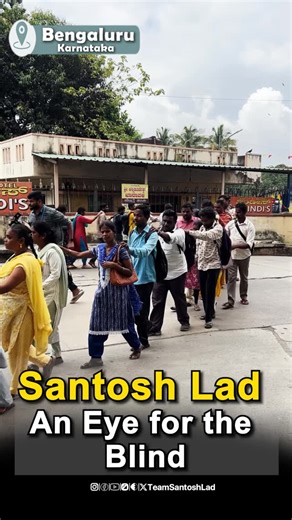 Team santoshlad on Instagram: "A vision beyond sight. Santosh Lad Foundation distributed AI-powered smart glasses to 38 visually impaired Individuals. . #santoshlad #viral #santoshladfoundation #congressparty #politics"