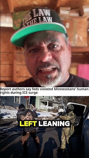 Human Rights Watch Released A 186 Page Report On Minnesota Ice Raids. One Sided #Minnesota #ICE