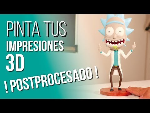 🎨🖌 Post-processing PLA 3D Printing [EASY] | How to paint your 3D prints step by step