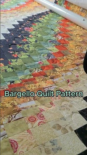 Bargello Quilt with Digital Quilting