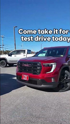 Take a look at the new 2025 GMC Acadia Elevation! #leeisforme