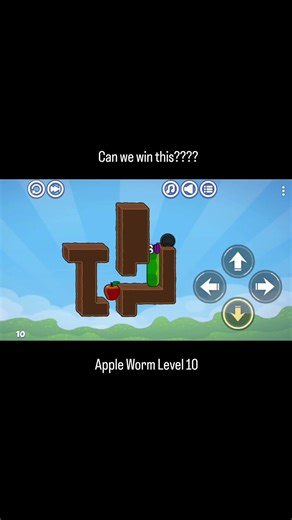 Level 10: 100% Logic. 0% Gravity. ✅ The perfect solve! 🍎#AppleWorm #Shorts #Gaming #Level10 #Puzzle