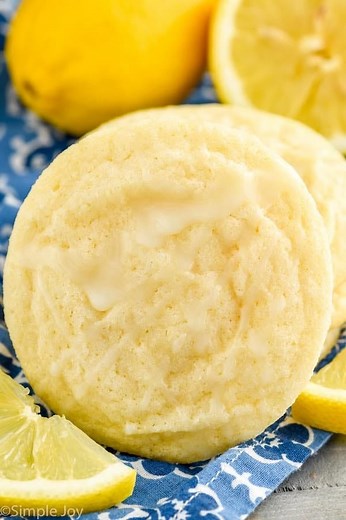 Lemon Sugar Cookies Recipe with Icing