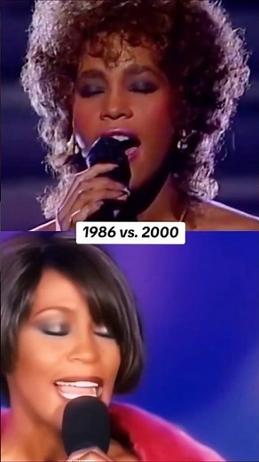 Whitney Houston's Voice: 1986 VS 2000 #WhitneyHouston #TheVoice #WhitneyForever #WhitneyLegacy