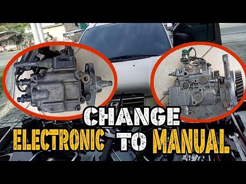 How to Convert Electronic injection pump to mechanical injection pump || calibration