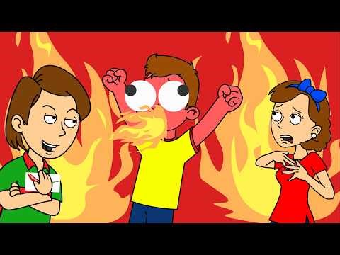 Boris Puts Hot Chilli In Caillou's Food/Grounded