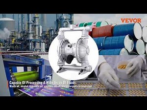 VEVOR Air Diaphragm Pump 44GPM - Ultimate Waste Oil & Fluid Transfer Solution!