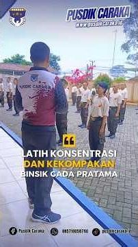 Afternoon Physical Training for Gada Pratama Security Guard Training Batch 95 Pusdik Caraka #secu...