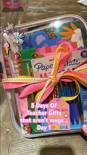 Day 1 of 5 teacher gift ideas that are quick, easy, and actually useful 💛