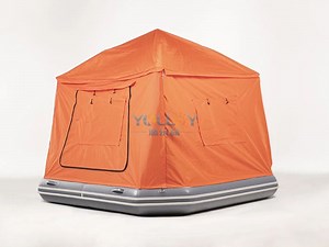 [Hot Item] Inflatable Floating Lake Camp Raft Tent