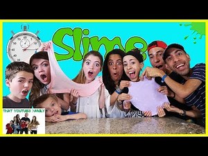 Speed Slime Making Challenge Ft. The Skory's / That YouTub3 Family