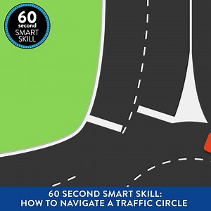 Is your town going in circles? If you haven't seen a traffic circle or roundabout since your driver's ed handbook, here's a refresher on how to make your way around: https://on.gei.co/2L1JWhx | GEICO