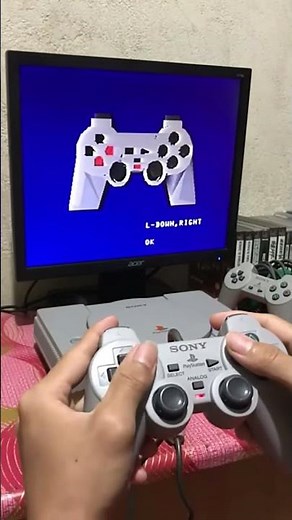 Testing The PlayStation One Controller #ps1 #playstation #sony #gamecontroller #dualshock