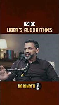 What Really Happens When You Book an Uber Ride | Uber CTO Explains | Gobinath #shorts