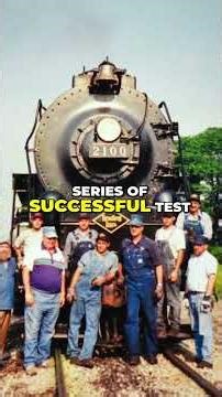 Reading T-1 #2100 Freight to Powerhouse Steam Locomotive Transformation (Remastered) #train #history