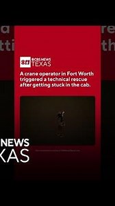 Fort Worth crane rescue near JPS Hospital