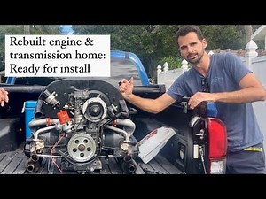 Rebuilt Volkswagen Engine & Transmission: Ready for Installation | 1971 Vintage VW Bus Restoration