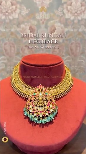 ✨22K Gold Kundan Bridal Kasu Necklace | Traditional South Indian Bridal Jewellery👰‍♀️💛