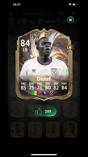 FC 26 El Hadji Malick Diouf Ratings Reload Card