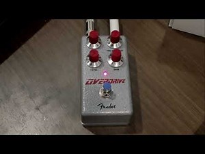 Fender Hammertone Overdrive Pedal Demo - No Talking