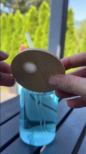 Glass Cups with Bamboo Lids & Straws | Modern Drinkware Review