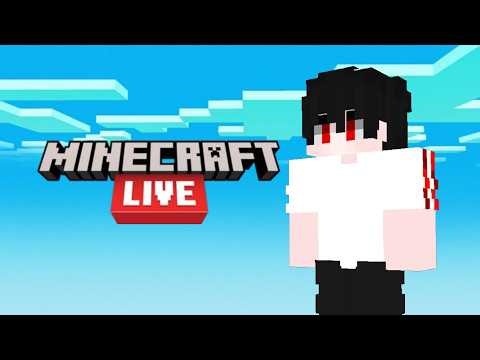 Minecraft AO VIVO Jogando Com INSCRITOS / Bedrock e Java ( LIVE ON )