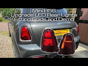Mini R56 LED Rear Lights with Dynamic Indicators & Start-up Animation Demo & Fitting Guide