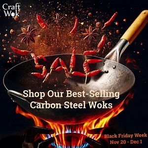 395 reactions · 19 shares | Link in bio! From November 20th to December 1st, you can snag amazing discounts on carbon steel woks on Amazon and Walmart. Don't miss out on the chance to upgrade your kitchen arsenal at an excellent price. #carbonsteel #BlackFriday #wokcooking #wok #craftwok | Craft Wok | Facebook
