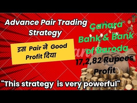 Pair Trading Strategy I Canbnk & Bankbaroda pair I How to Trade in Pair.