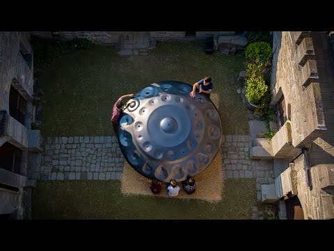 🏰 Sacred Echoes — Calming Handpan Music with Big Handpan | Handpan Elowen