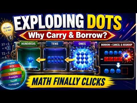 Exploding Dots: Why We Carry the One and Borrow in Math