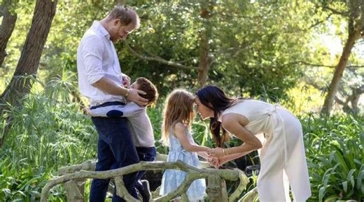 Archie and Lilibet take centre stage in new family portrait after major step