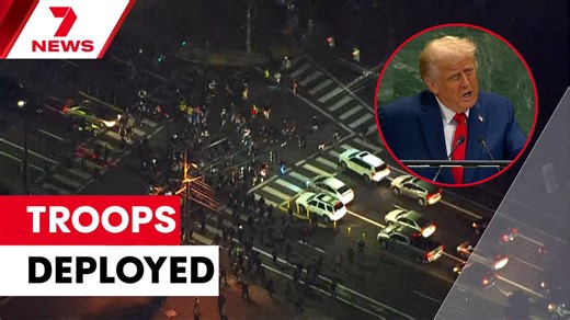 Donald Trump is deploying troops to another Democrat-led city, authorising them to use "full force, if necessary." President Trump claims Portland is war-ravaged and being overrun by domestic terrorists, while local authorities say that's simply not true. 📱Download the 7NEWS app: 7news.link/7newsapp #7NEWS | 7NEWS Sydney