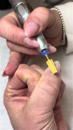 Part 2 Watch me do my nails - Builder Gel removal using an e-file and start of cuticle work #watchmedomynail #nailtech #liverpoolnailsalon #southliverpoolnailtech #biabremoval