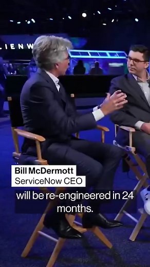 #ServiceNow #CEO Bill McDermott says that #AI technologies will reimagine every #industry within the next 24 months | Bloomberg Television