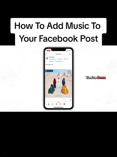 Add Music To Your Facebook Post Easily