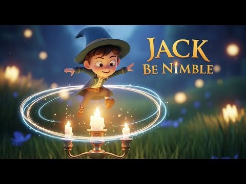 Jack Be Nimble 🕯️ – Lights the Festival 🕯️🎉 | Kids Nursery Rhyme & Fun Learning Adventure