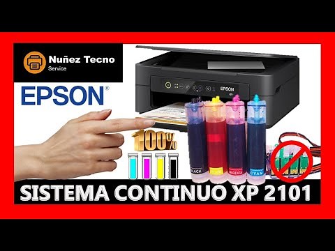 How to install a continuous system on an Epson XP 2101, XP 241, XP 231, XP 430, XP 440 printer an...