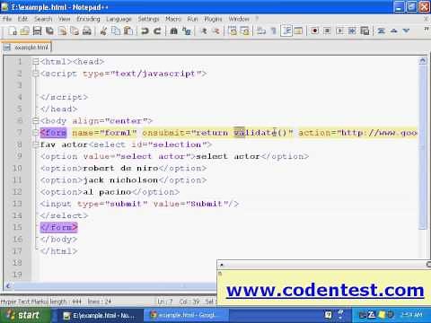 Validating Dropdown List in Javascript