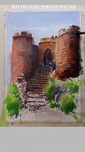 20K views · 360 reactions | Watercolor Painting Demonstration ❤️ #ranjanwatercolorartist #fbpost2024 #fbreelsvideo #reelsfacebook #reelsviral #reelschallenge #fbviral #FBVIDEO #videoviral #videos #fb #watercolor #reelsviralfb #trendingreels #viewers #draw #follower #artist #artwork #artgallery #scenery #watercolourpainting #demonstration #followerseveryone #followersreels #follow #art @topfans | Ranjan/Watercolor Artist | Facebook