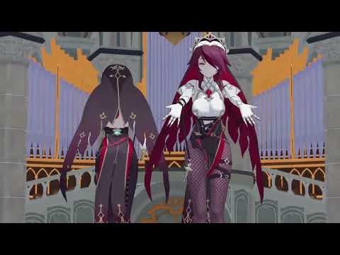 Girl Like Rosaria Genshin Impact MMD