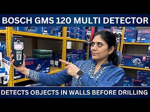 BOSCH MULTI DETECTOR GMS 120 | DETECT METALS |WOOD|PLASTIC | LIVE WIRE IN WALL | CEILING & FLOOR