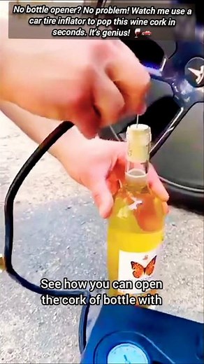 Genius Car Hack To Open Wine Without A Corkscrew