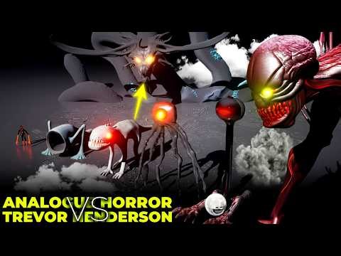 The Host vs Sea Eater vs World Eater Analogue Horror & Trevor Henderson comparison 3D | 50+ Monsters